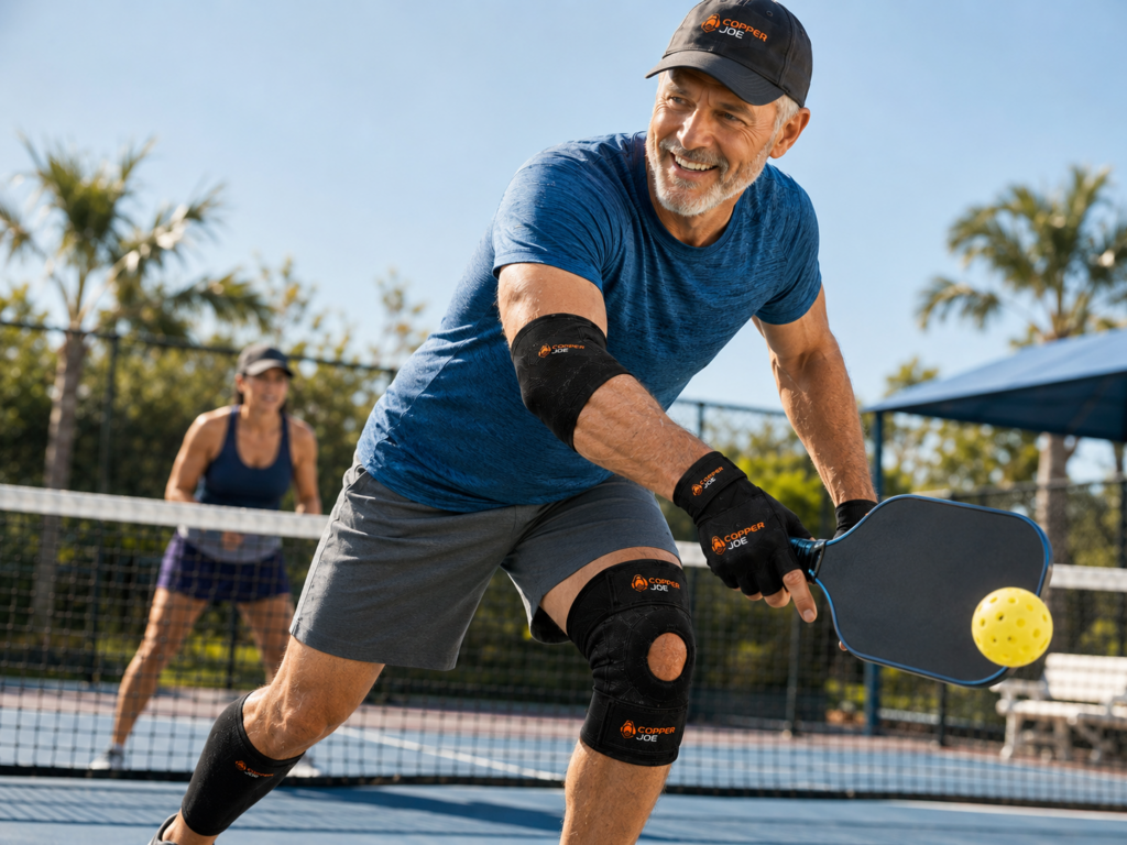Copper Joe support gear is built for athletes of every age, from student competitors to weekend warriors and active older adults.